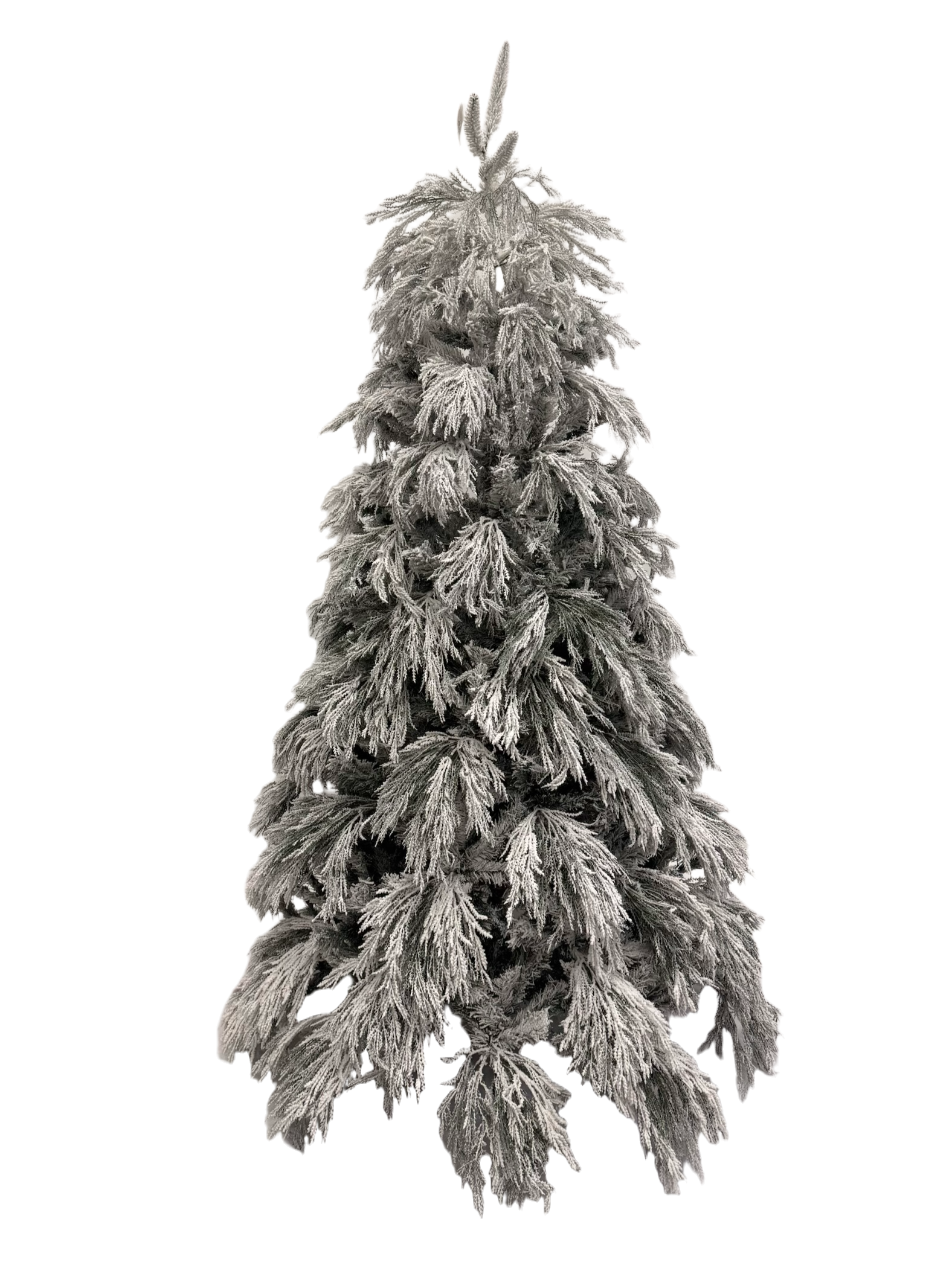 270სმ დათოვლილი ნაძვის ხე სილიკონის ტოტებით