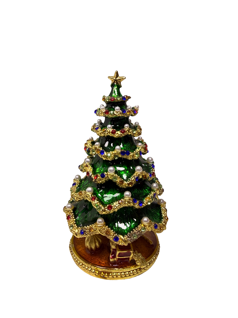 სვაროვსკის დეკორატიული ნაძვის ხე ზარდახშა