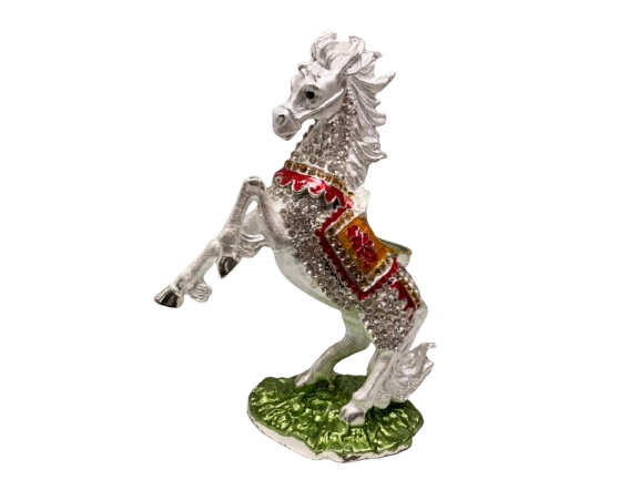 სვაროვსკის დეკორატიული ცხენი ზარდახშა